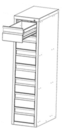 Шкаф картотечный F7 / A6